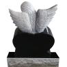 Buy cheap Carved Angel Heart shape headstones of America style from wholesalers