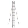 Buy cheap 3 Section Aluminum Extension Ladder 12 Meter 15m Fireman Rescue from wholesalers