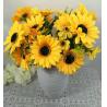 Buy cheap Decorative Plastic Sunflower Artificial Decoration Sunflower from wholesalers