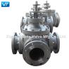 Buy cheap API 598 Carbon Steel Flanged Ball Valve Four Way Bare Stem Ball Valve from wholesalers