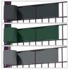 Buy cheap PVDF Vinyl Fence Tape 0.19*35m 0.19*50m PVC Tarpaulin Fence Screen Strip For Garten Protection from wholesalers