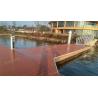 Buy cheap Marina Floating Dock Aluminum Gangways WPC / Plastic / Wood Deck Customized from wholesalers