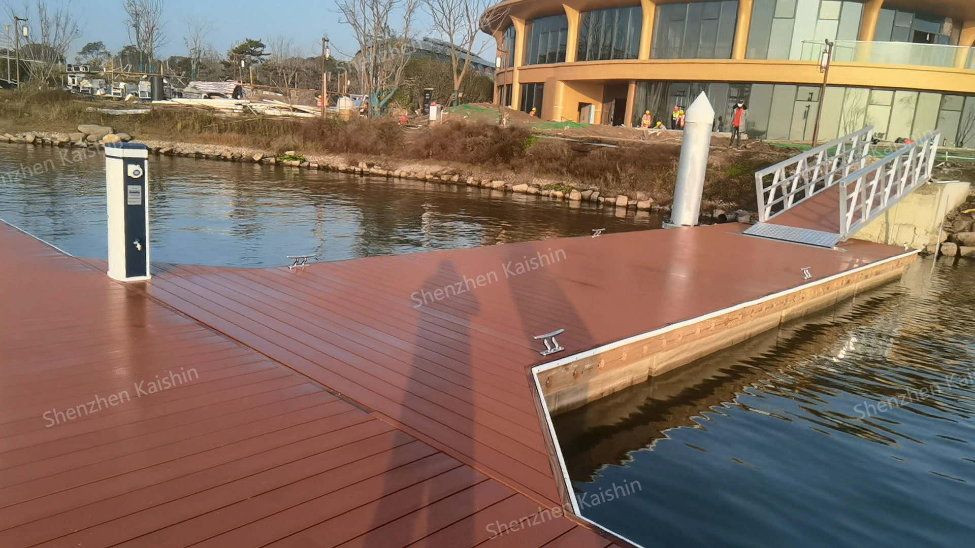 Aluminum Alloy 6061 T6 Yacht Floating Dock Marina Floating Pontoon Platforms