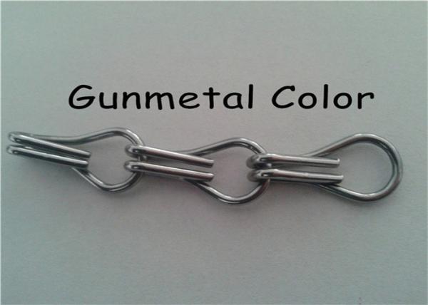 Buy cheap Gunmetal Chain Link Curtain Fly Screen For Partition Divider 12x24mm from wholesalers