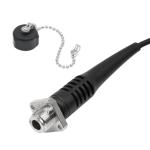 ODC Female LC/UPC Waterproof Connector Outdoor Armored Fiber Optic Armored Cable