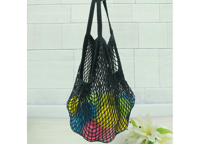 Soft Kitchen Household Items Portable All Cotton Net Bag For Supermarket Shopping