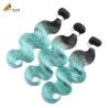 Buy cheap 12A Grade Brazilian 613 Human Hair Bundles 1B Green from wholesalers