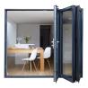 Buy cheap Insulated Aluminum Framed Door Patio Accordion Folding Glass 10mm thickness from wholesalers