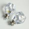 Buy cheap KIEI EP1006 Curtain Finial Hardware Precision Manufacturing Curtain Rod Hot Sale Luxury Adjustable Crystal from wholesalers
