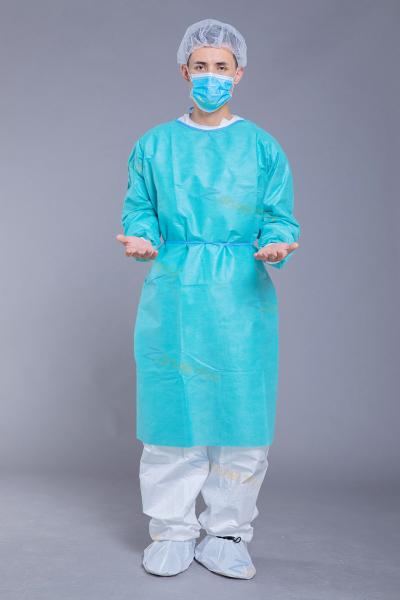 Buy cheap GB15979-2002 Long Sleeve Rib Cuff SMS Surgical Disposable Gowns from wholesalers