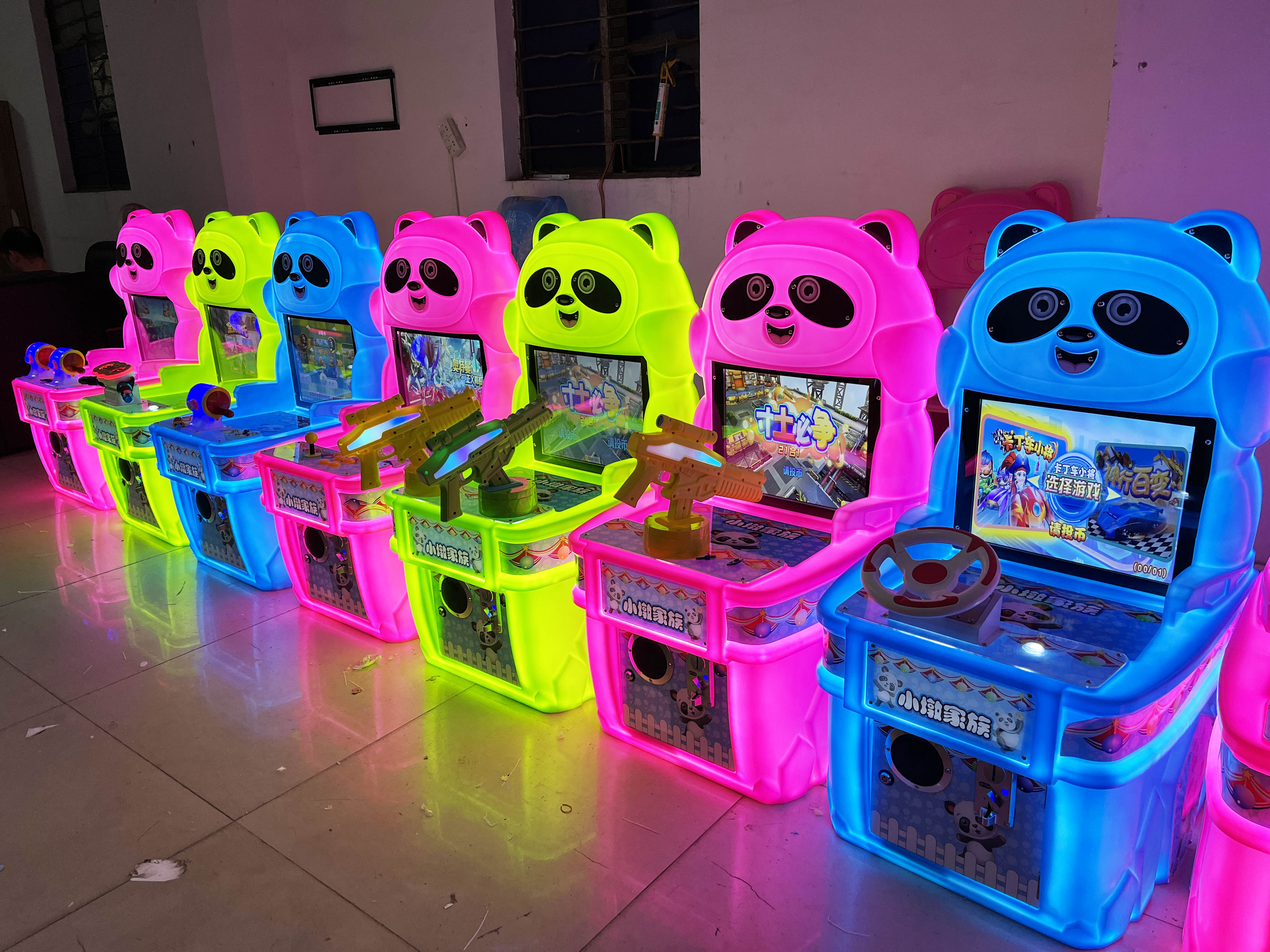 Dreamland 2023 New Arrivals Children Panda Kids Game Machine For Indoor Amusement Park