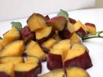 IQF Frozen Steamed Sweet Potato, Fan cut with skin, vatiety of 'shengli 100'
