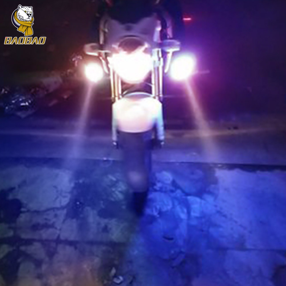 Universal Aluminium Angel Devil Eye LED Headlights For Mini Motorcycles