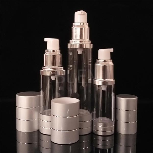 Buy cheap Foundation Plastic Cosmetic Airless Pump Bottles Frosted Acrylic from wholesalers
