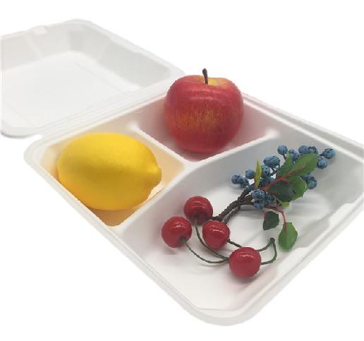 Buy cheap 8 Inch 38g Clamshell Biodegradable To Go Containers from wholesalers
