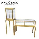 Fashion Modern Simple Popular Golden Jewellery Shop Counter Furniture ,