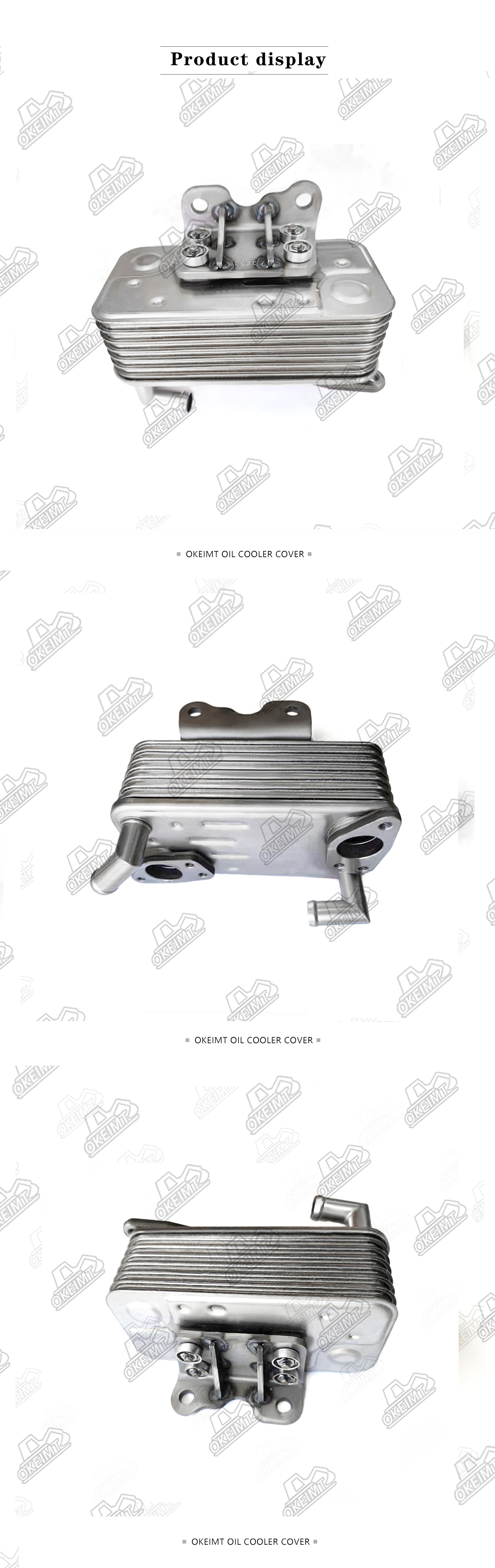 OKEIMT Oil Cooler Core ME230210 Compatible with Mitsubishi Engine SY365 4M50