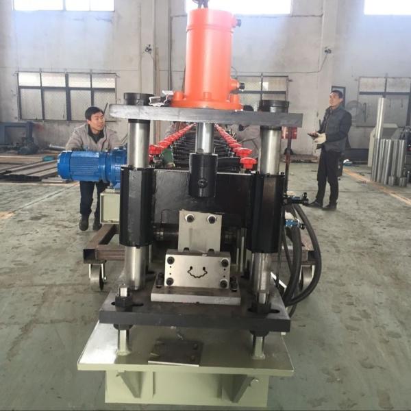 Buy cheap 7.5KW Galvanized Steel Post Forming Machine Gearbox Drive from wholesalers