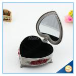 Castle Desgin Zinc Alloy Metal Jewelry Box with Mirror