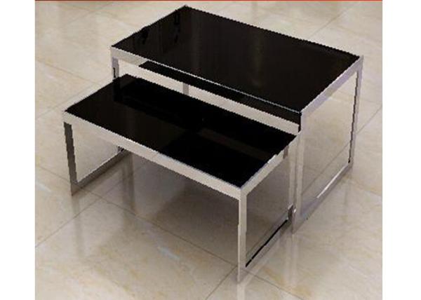 Stainless Steel Nesting Display Tables 1200 * 600 * 900MM For Advertisment