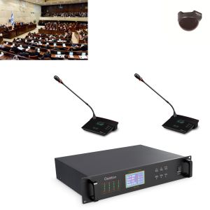 Buy cheap FCC Meeting Room Multi Microphone Conference System 6.35mm Output product