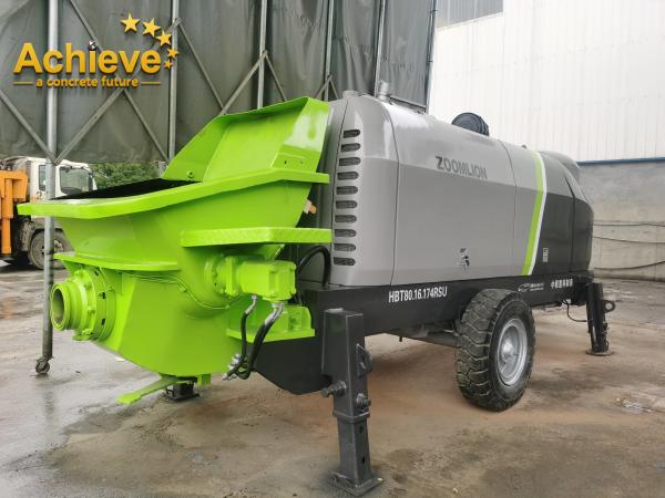 Buy cheap Used Concrete Trailer Pumps ZOOMLION HBT80.16.174RSU 7540kg from wholesalers