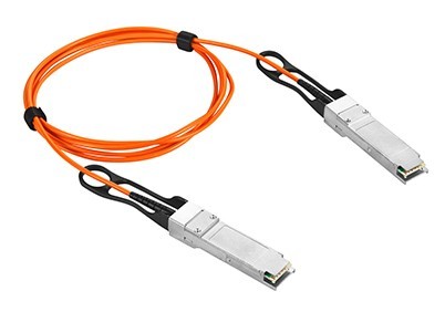 QSFP+ AOC 40G Fiber Optic Ethernet Transceiver Full Duplex 4 Channel 850nm Parallel