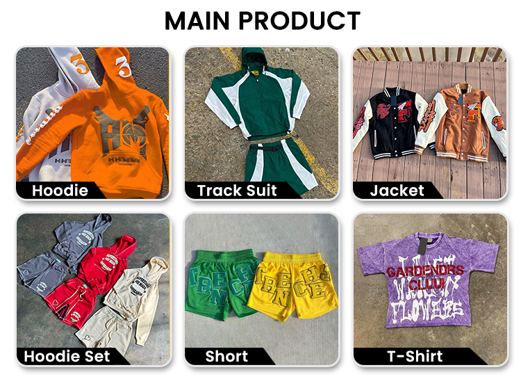 Rhinestone Puff Printing Logo Mens Zip Up Tracksuit Heavyweight Mens Sportswear Tracksuit