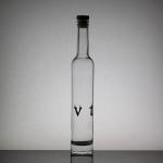 Screen Printing Distinctive Tall Thin Bottle Long Glass Vodka Bottle 500ml 750ml