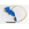 Buy cheap Fiber Cable Splitter 1X8 SC UPC good Channel Uniformity High Return Loss from wholesalers