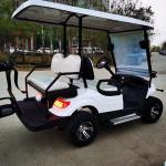 Green ECO Friendly Electric Four Seater Golf Cart 50 Mph 3.5-6KW