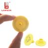 Buy cheap LAIPSON Round Rfid Engraving UHF Cattle Tags Yellow TPU Long Distance Female Tag 32*24mm from wholesalers