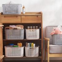 Buy cheap Eco Friendly Small Rectangular Plastic Baskets Stationery Organiser product