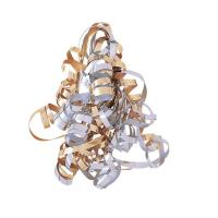 Buy cheap 1 / 4 Inch X 36 inches * 6 - Count curled ribbon bow , Silver Gold curling product