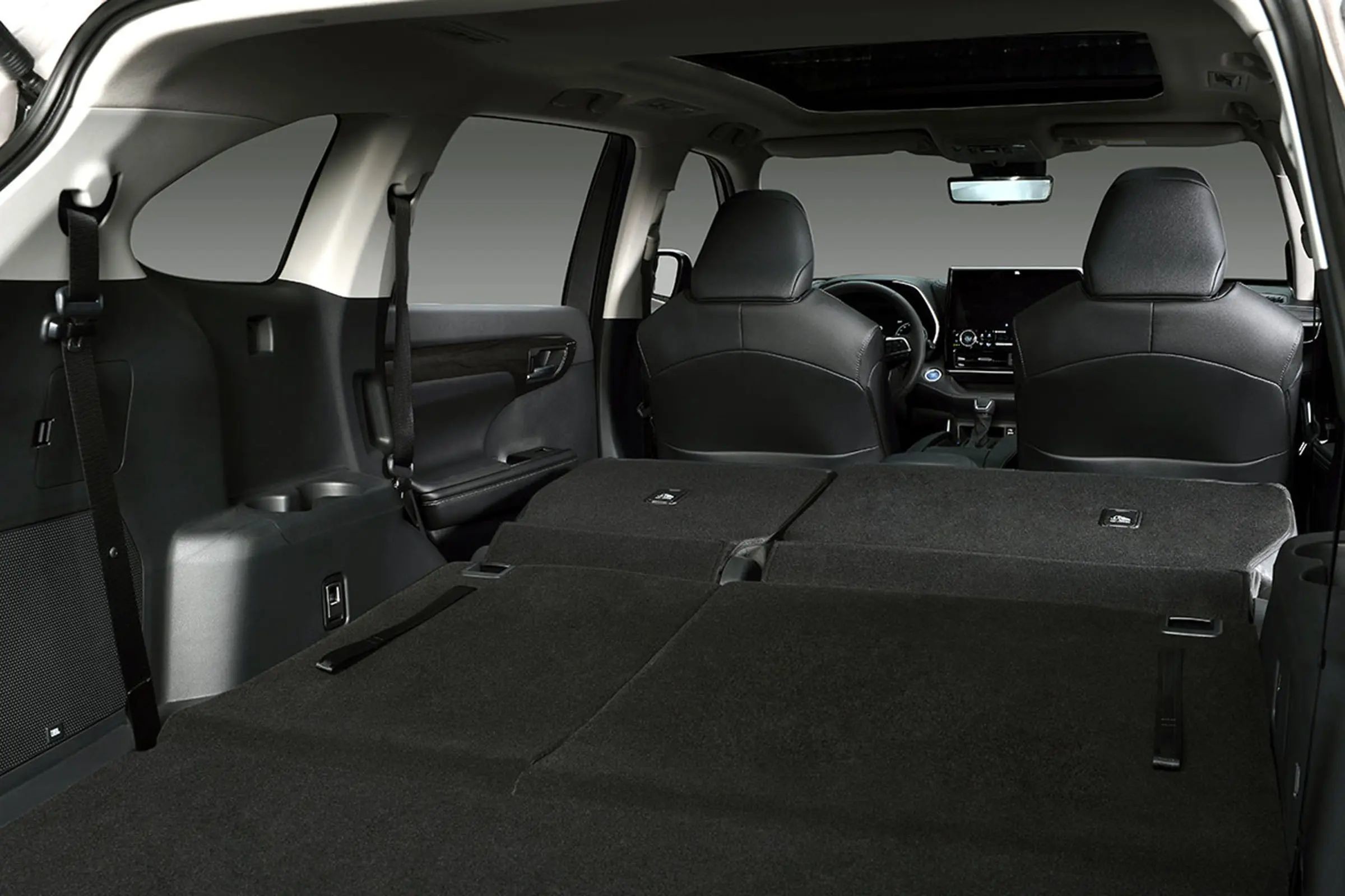 4 Door 5 Seats Toyota Highlander Car With Fuel Turbocharged Power And Hybrid System