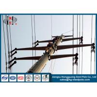 Buy cheap Steel Conical Hot Dip Galvanized Electrical Power Pole With Anchor Bolt Q345 product