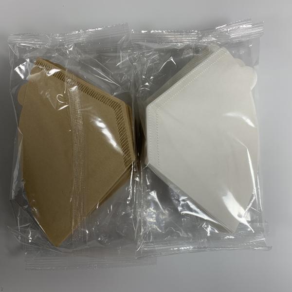 Buy cheap No Bleach Natural Percolator Primary Drip Coffee Filter Paper Cone Shape 1-4 Cup from wholesalers