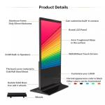 Vertical Digital Advertising Display 43 Inch - Multimedia Playback, Scheduled