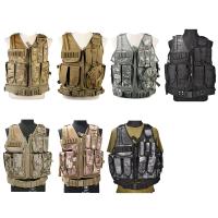 Buy cheap Camo Light Weight Paintball Tactical Vest , Police Military Army Airsoft Vest product