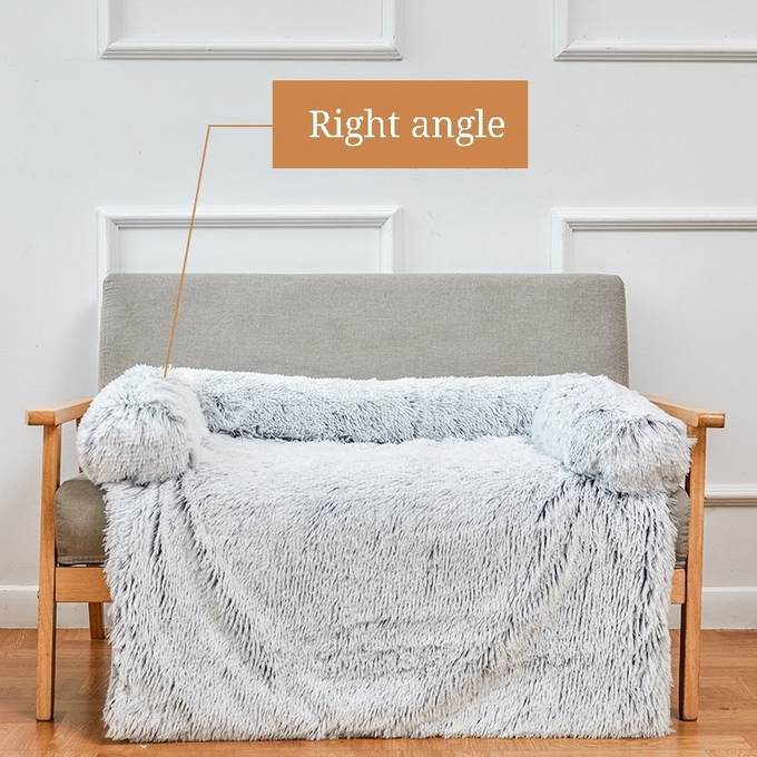 Super Large Size Dog Bed Blanket Winter Pet Sofa Bed 4cm Plush Fabrics