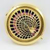 Buy cheap Shinny Gifts Wedding Gifts 3D Flower Gold Plating Cosmetic Makeup Mirror from wholesalers