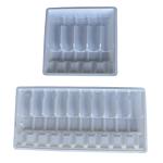 Customized Drug Ampoule Tray 1ml 2ml 5ml 10m Water Injection PET Ampoule Tray