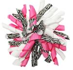 Colorful 4.5" Grosgrain with dot Curly Ribbon bow for Korker Hair Bow Clips
