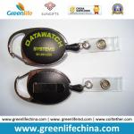 Plastic ABS Oval Carabiner Cheap Badge Reel W/Printing Logo