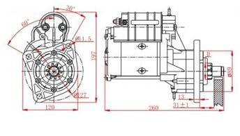 Buy cheap Agricultural Using Automotive Starter Parts Fit Renault Deutz 17074 18026 0117 9318/0118 0805 from wholesalers