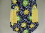 Ladies Apron, Adult Apron, Blue Kitchen Apron, Full Cooking Apron, Kitchen Apron