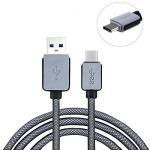 High Destiny Braided cord tough heavy duty fast charging data nylon type c cable