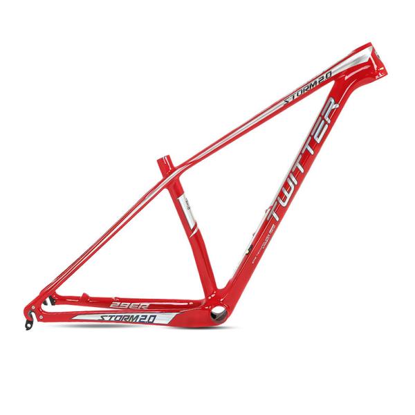 Buy cheap Storm 2.0 27.5er Carbon Fiber MTB Frame Red With 142 Thru Axle from wholesalers