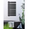 Buy cheap Towel Radiator Black Bath Towel Rack 20W Aluminum Alloy IP54 With Hot Water from wholesalers