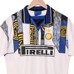 Inter Milan 1995-1996 Away Retro Football Jerseys Classic Moisture Wicking
